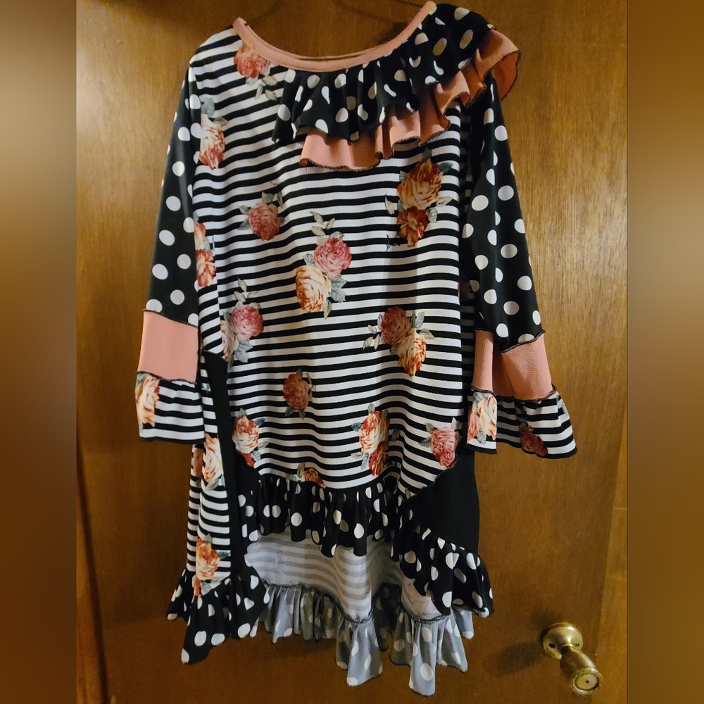 High- low blouse